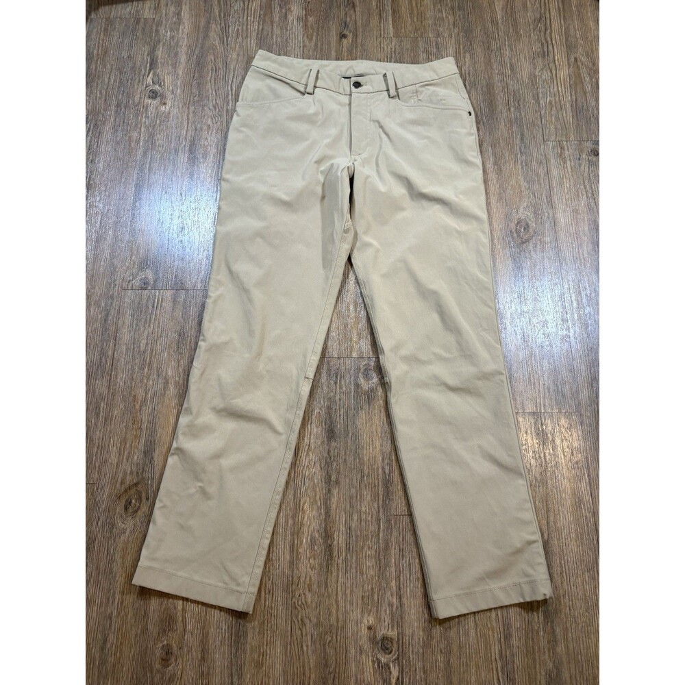 Lululemon Pants Mens 32x30 Beige Mission Performance Stretch Gorpcore
